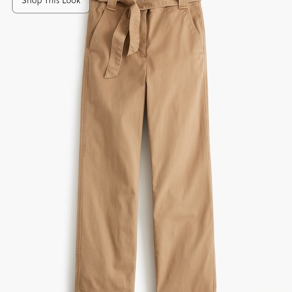 J. Crew Factory Tan Wide Leg Pants